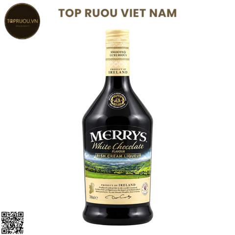 Rượu Sữa Merrys White Chocolate Cream Liqueur - 700ml - 17% -  Iceland