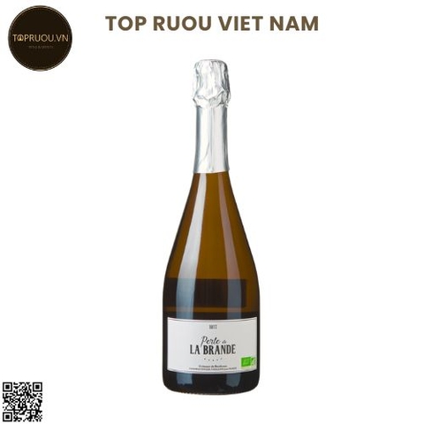 Vang Nổ Perle de la Brande, Cremant de Bordeaux - Pháp - Sémillon, Sauvignon Gris - 12% - 750ml