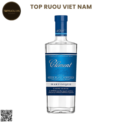 Rum Clement Canne Bleue - 700ml - 40% - Pháp