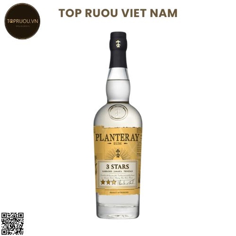 Rum Plantation 3 Stars Artisanal - 700ml - 41,2% - Barbados, Jamaica và Trinidad