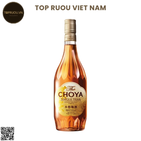 Rượu Mơ Choya Single Year - 700ml - 15% - Nhật Bản