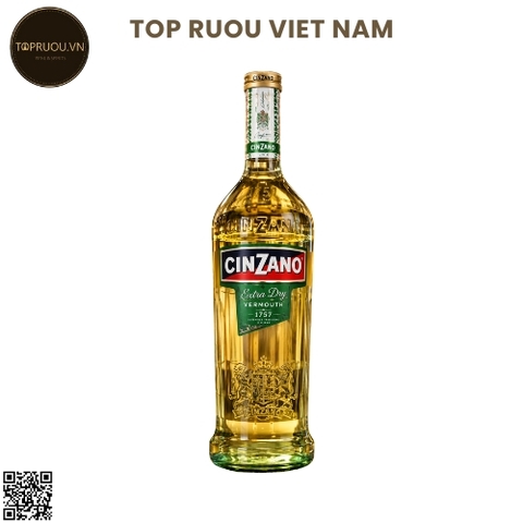 Vermouth Cinzano Extra Dry 1000ml - 18% - Ý