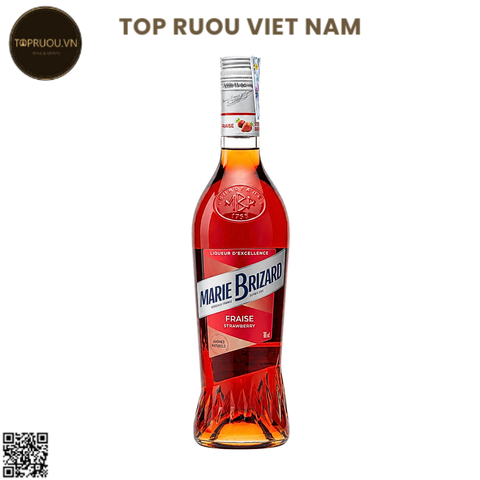 Liqueurs Marie Brizard Strawberry/Fraise (Dâu) - 700ml - 18% - Pháp