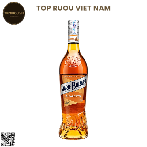 Liqueurs Marie Brizard Amaretto (Hạnh Nhân) - 700ml - 23% - Pháp