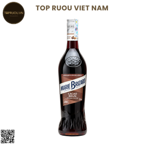 Liqueurs Marie Brizard Brown Cocoa/Cacao Brun (Cacao nâu) - 700ml - 20% - Pháp