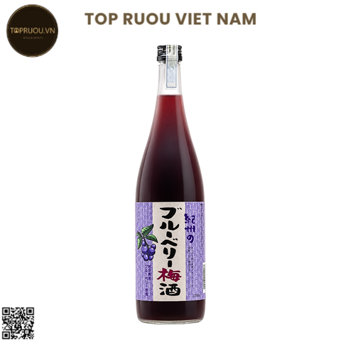 Rượu Mơ Nakano Blueberry Umeshu (Việt Quất) 720ml - 12% - Nhật Bản