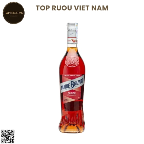 Liqueurs Marie Brizard Strawberry/Fraise (Dâu) - 700ml - 18% - Pháp