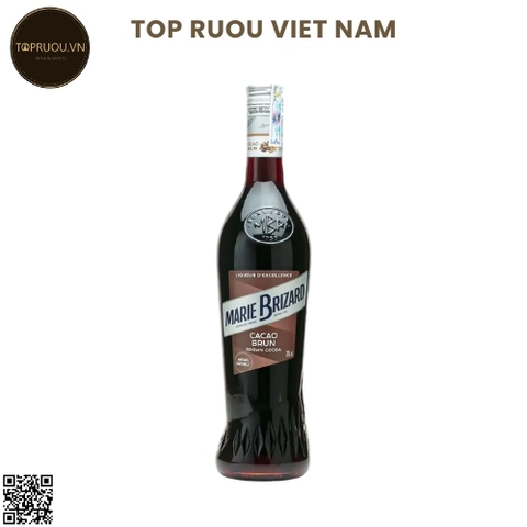 Liqueurs Marie Brizard Brown Cocoa/Cacao Brun (Cacao nâu) - 700ml - 20% - Pháp