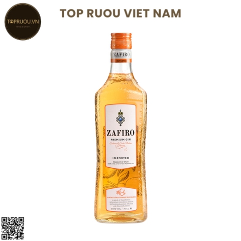 Gin Zafiro Andalusian Orange Blossom 700ml - 37,5% - Tây Ban Nha