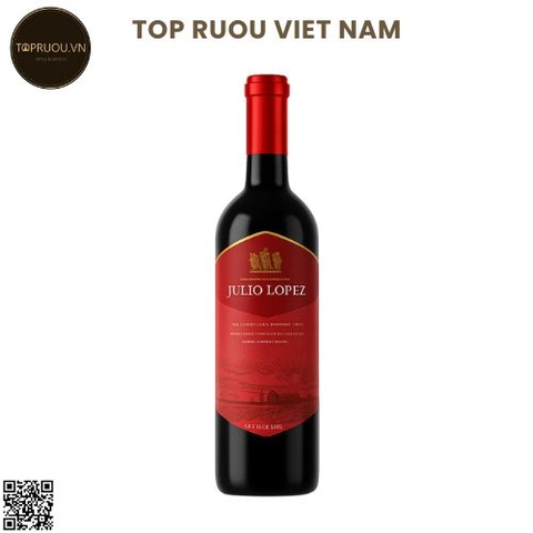 Rượu Vang Đỏ Julio Lopez - Chile - Cabernet Sauvignon - 13,5% - 750ml