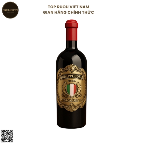 Rượu Vang Đỏ Giusepe - Ý - Negroamaro - 16% - 750ml
