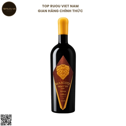Rượu Vang Đỏ Mascote - Ý - Primitivo - 18% - 750ml