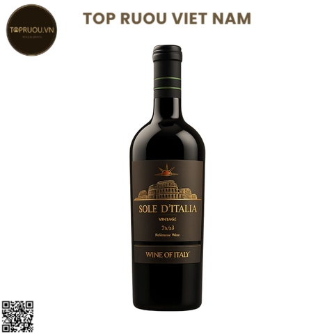 Rượu Vang Ngọt Sole D'Italia Semi - Ý - Negroamaro - 14% - 750ml