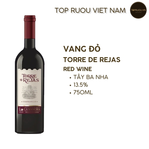 Vang Đỏ Torre De Rejas  750ml - 13,5%