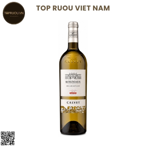 Rượu Vang Trắng Calvet Sauvignon Blanc - Pháp - Sauvignon Blanc - 12% - 750ml