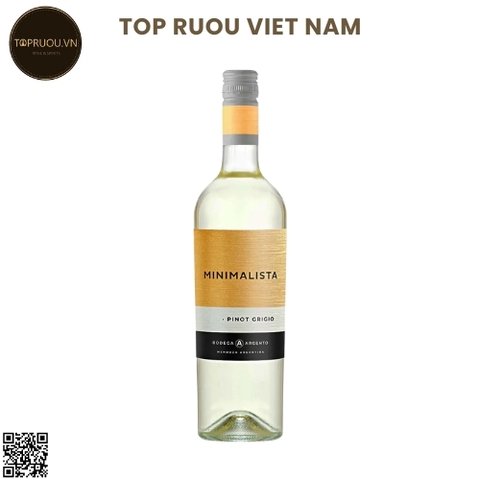 Vang trắng Bodega Argento Minimalista – Argentina – Pinot Grigio – 12.5% – 750ml