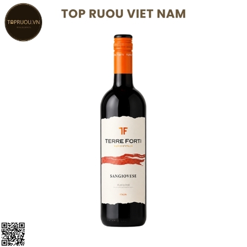 Vang Đỏ Terre Forti Sangiovese RubiCone - Ý - Sangiovese - 12,5% - 750ml