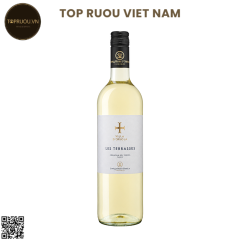 Rượu Vang Trắng Vignobles Les Terasses - Pháp - Grenache Blanc, Muscat d’Alexandrie - 12,5% - 750ml