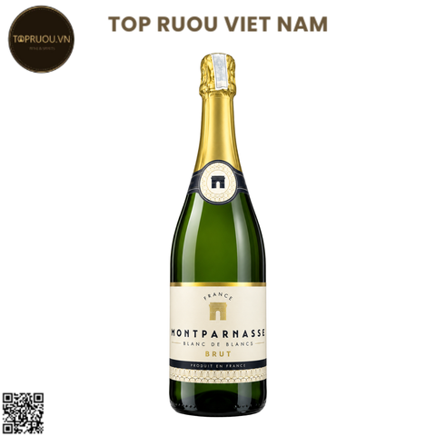 Vang Nổ Montparnasse Vin Mousseux Brut - Pháp - Blended - 11% - 750ml