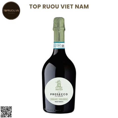 Vang Nổ Proverbio Organic Prosecco - Pháp -  Glera - 11% - 750ml