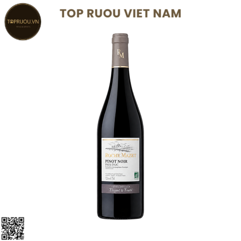 Vang Đỏ Roche Mazet Pinot Noir Rouge  - Pháp - Merlot - 12% - 750ml