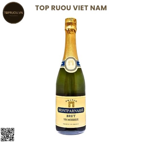 Vang Nổ Montparnasse Vin Mousseux Brut - Pháp - Blended - 10,5% - 750ml