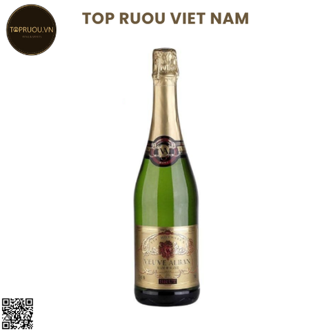 Rượu Vang Nổ Mousseux Veuve Alban Brut - Pháp - Blended - 12% - 750ml