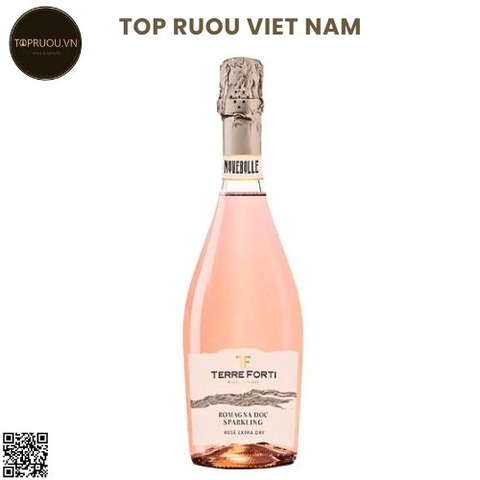 Vang Nổ Terre Forti Novebolle Romagna Rose - Ý - Sangiovese, Merlot - 11.5% - 750ml