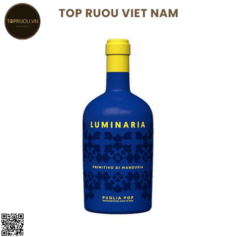 Rượu Vang Đỏ Luminaria Puglia POP - Ý - Primitivo  - 13,5% - 750ml