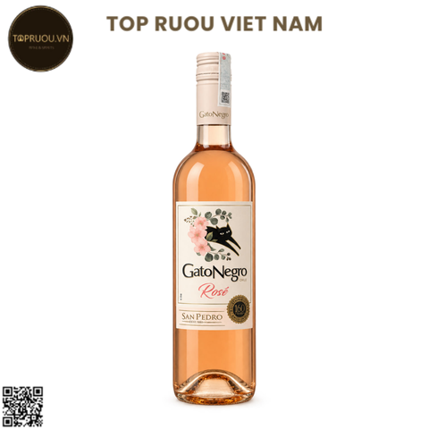 Rượu Vang Hồng Gato Negro Rosé - Chile - Cabernet Sauvignon - 12,5% - 750ml