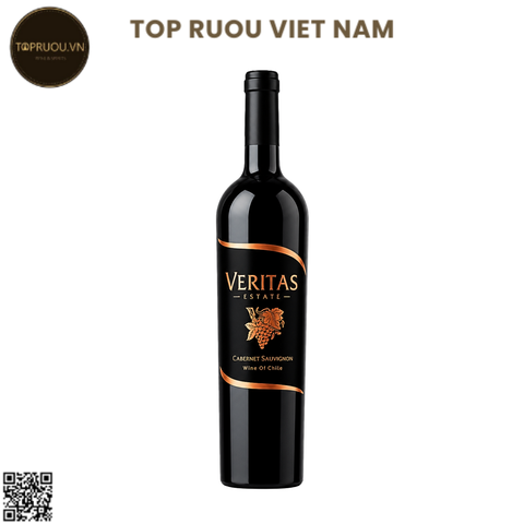 Rượu Vang Đỏ Veritas Estate - Cabernet Sauvignon - 750ml - 13% - Chile