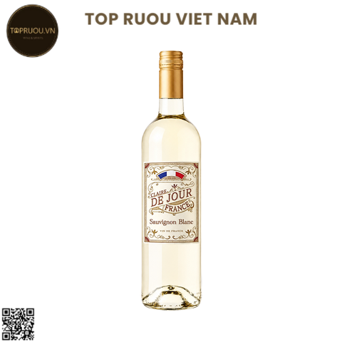 Vang Trắng  Claire De Jour - Pháp -  Sauvignon Blanc - 12% - 750ml