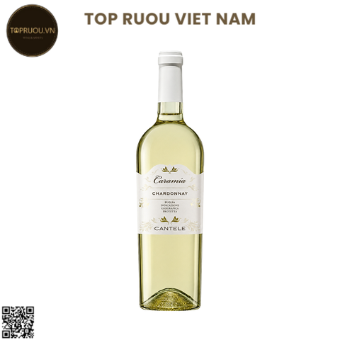 Vang Trắng Caramia - Ý - Chardonnay -12,5% - 750ml