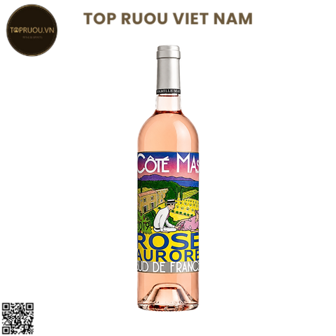 Rượu Vang Hồng Cote Mas Rose Aurore - Pháp - Syrah, Grenache, Cinsault - 12.5% - 750ml