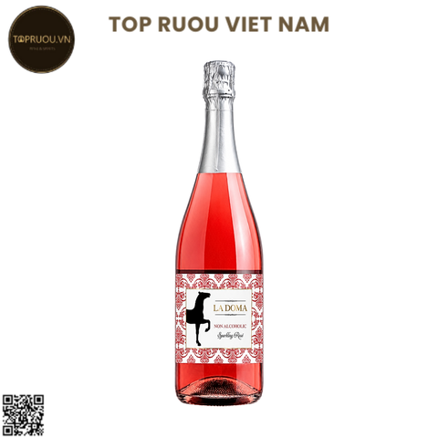 Vang Nổ Không Cồn La Doma Rose Sparkling 750ml - 0% - Tây Ban Nha