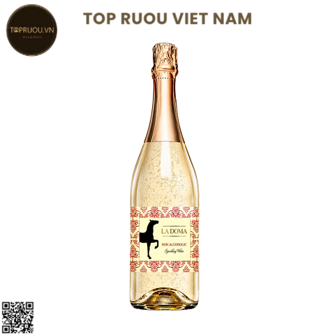 Vang Nổ Không Cồn La Doma White Sparkling 750ml - 0% - Tây Ban Nha