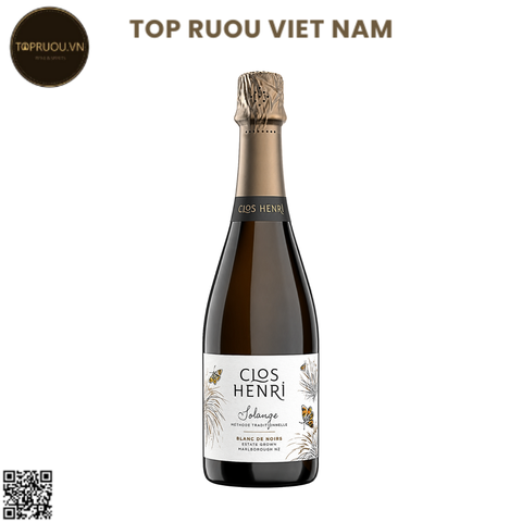 Vang Nổ Clos Henri Solange Blanc De Noirs (Methode Traditionelle) - New Zealand - Glera - 12,5% - 750ml