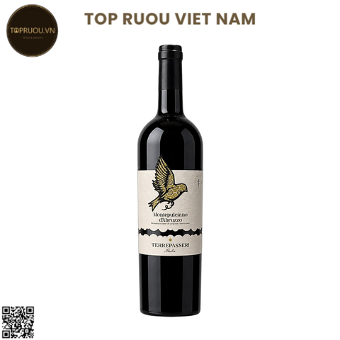 Rượu Vang Đỏ Terre Passeri - Ý - Montepulciano D'Abruzzo - 12,5% - 750ml