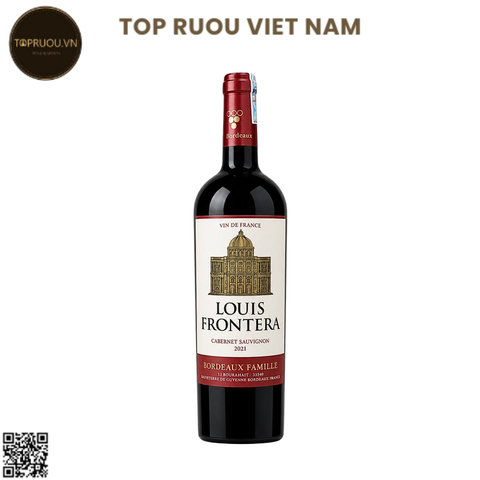 Vang Đỏ Louis Frontera - Pháp - Cabernet Sauvignon - 13,5% - 750ml
