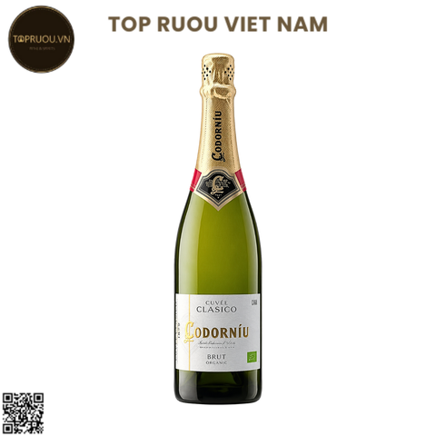 Vang Nổ Codorniu Clasico Sparkling Brut DO Cava - Tây Ban Nha - Blend - 11,5% - 750ml