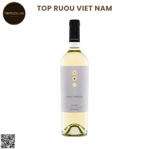 Rượu Vang Trắng Luccarelli Bianco - Ý - Malvasia Bianca, Verdeca, Chardonnay - 12% - 750ml