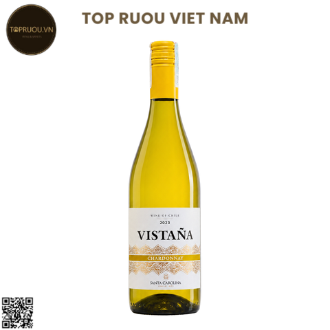 Rượu Vang Trắng Santa Carolina Vistana - Chile - Chardonnay - 13% - 750ml