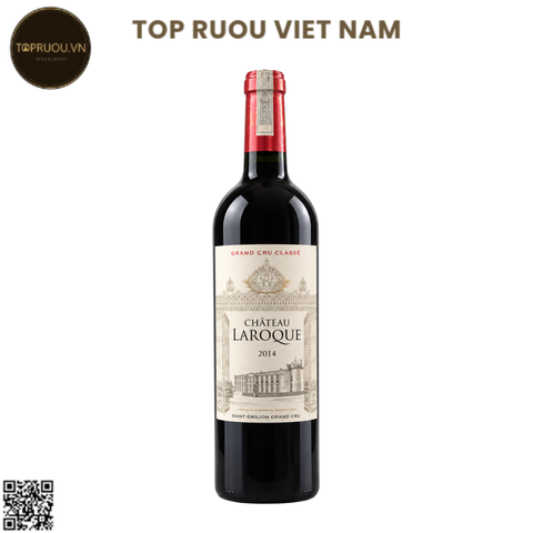 Rượu Vang Đỏ Chateau Laroque Saint - Emilion Grand Cru Classe Bordeaux - Pháp - Merlot, Cabernet Franc, Cabernet Sauvignon - 13,5% - 750ml