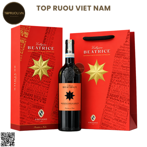 Hộp Qùa Tết Collezione Beatrice Montepulciano D'Abruzzo - Ý - Montepulciano - 13% - 750ml