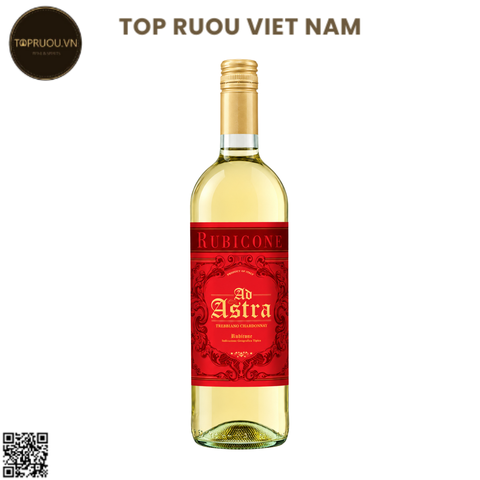 Vang Trắng Ad Astra Trebbiano Chardonnay Rubicone IGT - Ý - Trebbiano, Chardonnay - 12% - 750ml