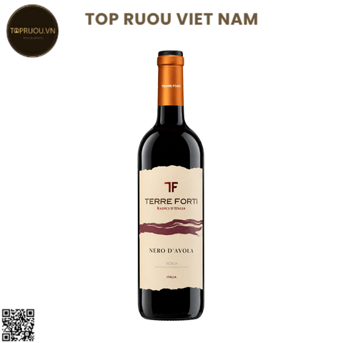 Vang Đỏ Terre Forti - Ý -  Nero d'Avola - 13% - 750ml
