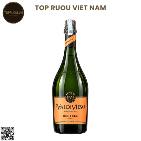 Vang Nổ Sparkling Wine Valdivieso Demi Sec - Chile - Chardonnay, Semillon - 12%  - 750ml