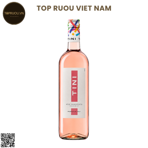 Rượu Vang Hồng Tini Rose Sangiovese Rubicone - Ý - Sangiovese - 12% - 750ml