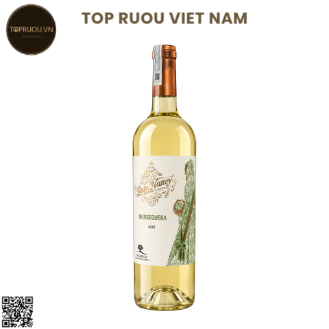Rượu Vang Trắng Lady Nancy Merseguera DO Valencia - Tây Ban Nha - Merseguera - 11.5% - 750ml