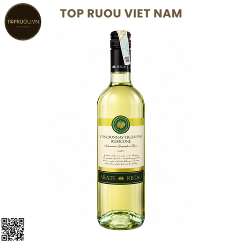 Rượu Vang Trắng Abati Regali Rubicone - Ý - Chardonnay Trebbiano - 12% - 750ml